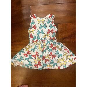 Dot Dot Smile NWT Baby Girl’s Size 12/24M Months Bows Print Tank Twirl Dress